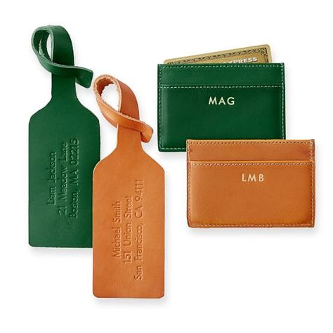 Westbury Luggage Tag | Mark and Graham Luggage Tags Aesthetic, Leather Bag Tag, Projets Cricut, Personalized Luggage, Personalized Gifts For Men, Unique Gifts For Him, Leather Luggage Tags, Mark And Graham, Personalized Mother's Day Gifts