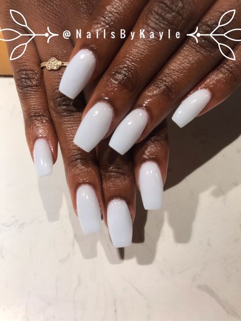 Coffin Shape Nails Simple, Coffin Shape Nails Blue, White Frosted Nails, Blue Coffin Shape Nails, Blue Nails Coffin Shape, Blue Nails Coffin, Pale Blue Nails, Nails Coffin Shape, Bday Nails