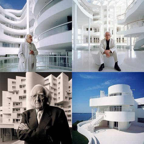 Richard Meier style in Midjourney AI (V5.1, V5, V4, niji 5) | Architects | | | | Andrei Kovalev's Midlibrary High Museum Of Art, Symmetrical Balance, Grayson Perry, Richard Meier, Toyo Ito, Peter Zumthor, Guy Bourdin, High Museum, Thom Yorke