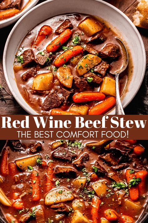 Beef Potatoes And Carrots, Beef Stew Stove, Wine Beef Stew, Tomato Beef Stew, Stew Recipes Stove Top, Red Wine Beef Stew, Braised Beef Stew, Slow Cook Beef Stew, Oven Beef Stew