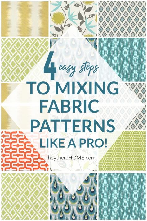 Mixing Fabric Patterns, How To Mix Fabric Patterns, Mix Patterns Decor, How To Mix Patterns In Decorating, Pattern Mixing Home Decor, Mixing Patterns Decor, Mixing Patterns Living Room, Mixing Fabrics Patterns, Quilting Pillows