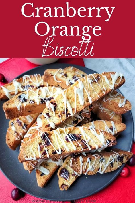 Christmas Cookie Recipe Easy, Biscotti Christmas, Cranberry Orange Biscotti, Cranberry Biscotti Recipe, Easy Biscotti, Homemade Biscotti, Christmas Biscotti, Orange Biscotti, Easy Biscotti Recipe