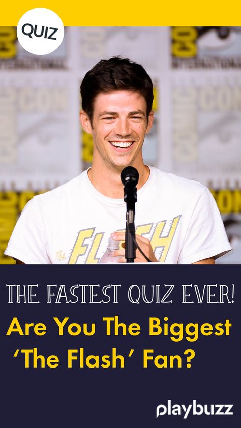 He's not only one of the best superheroes but he's got one of the best superheroes in TV shows and films ever. You get it super fast, right? We're talking about The Flash, either played by Grant Gustin or Ezra Miller or whoever we love this superhero. Are you a fan of him? Let's take the fastest quiz ever to figure it out. ********** #PlaybuzQuiz Playbuzz Quiz Quizzes Quiz Celebrities Tv Film Superhero The Flash DC Marvel Grant Gustin The Flash, Grant Gustin Hot Pics, Grant Gustin Flash, Dating Quiz, The Flash Quotes, The Flash Season 1, John Wesley Shipp, Playbuzz Quiz, Flash Comics