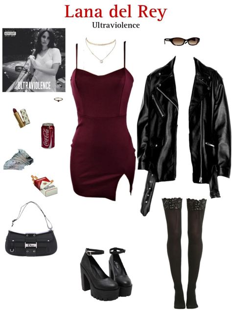 Lana Del Rey Fan, Clueless Outfits, Lana Del Ray, Swaggy Outfits, Feminine Outfit, Dark Fashion, Edgy Outfits, Teen Fashion Outfits, Grunge Outfits