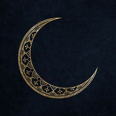 Gold moon sticker, festive collage | PSD - rawpixel Islam Moon, 2024 Ramadan, Brand Theme, Mandala Frame, Ramadan Moon, Islamic Motifs, Moon Mandala, Study Corner, Muslim Pictures