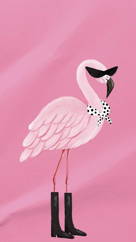 Cool flamingo iPhone wallpaper, pink design | premium image by rawpixel.com / Busbus Flamingo Pattern Design, Flamingo Wallpaper Iphone, Study Makeup, Pink Iphone Wallpaper, Iphone Wallpaper Pink, Cute Wallpaper Iphone, Flamingo Artwork, Iphone Wallpaper Cute, Unicorn Store