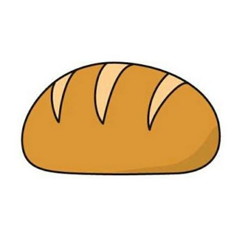 Cartoon Bread, Christian Drawings, Bread Toast, Simple Cartoon, Easy Bread, Loaf Bread, Easy Drawings, Ramadan, Bread