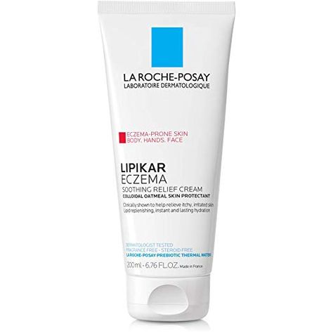 Amazon.com: La Roche-Posay Lipikar Soothing Relief Eczema Cream with Colloidal Oatmeal, 6.76 Fl. Oz.: Luxury Beauty Best Skin Cream, Anti Itch Cream, Best Lotion, Skin Essentials, Best Moisturizer, Roche Posay, Moisturizer For Dry Skin, La Roche Posay, Daily Moisturizer