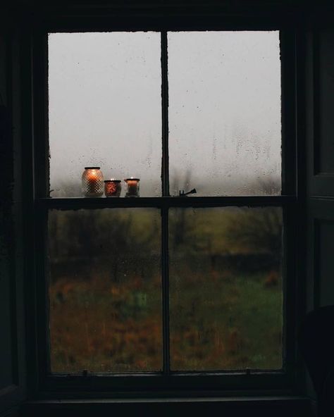 Foto Art, Window View, Best Seasons, Through The Window, Autumn Aesthetic, Samhain, The Window, Rainy Days, Fall Halloween