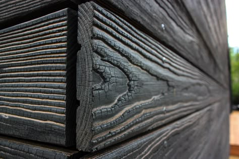 6 Reasons Why Shou Sugi Ban is the Hottest Trend in Architecture Japanese Burnt Wood, Shugi Ban, Shou Sugi Ban House, Sugi Ban Wood, Charred Wood Siding, Modern Japanese Architecture, Charred Wood, Sugi Ban, Burnt Wood