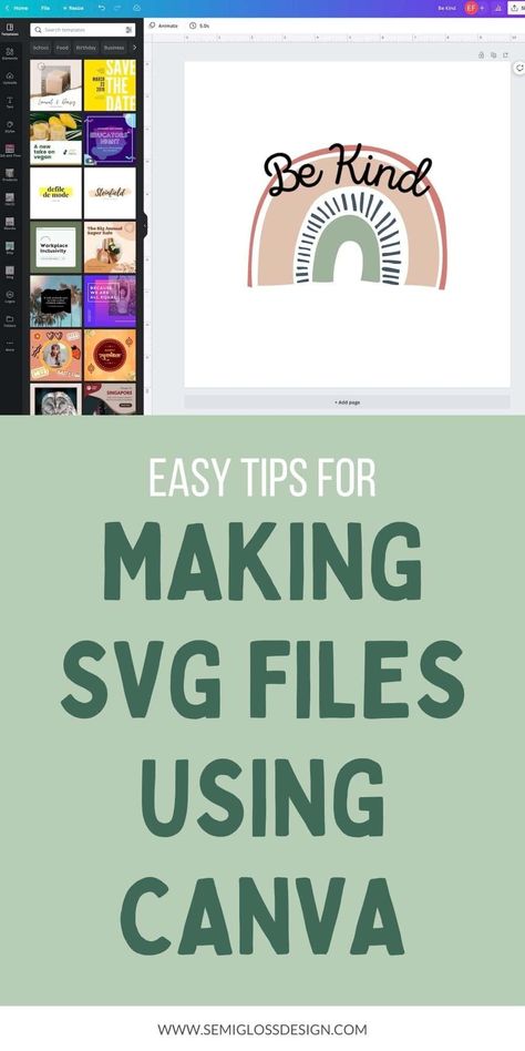 Looking to make your own SVG cut files to use with Cricut? Learn how to use the Canva software to create SVG files that work with Cricut Design Space. Make Svg Files, Svg Tutorial, Monogram Maker, Cricut Print And Cut, How To Use Cricut, Canvas Learning, Life Hacks Computer, School Food, Cricut Design Space