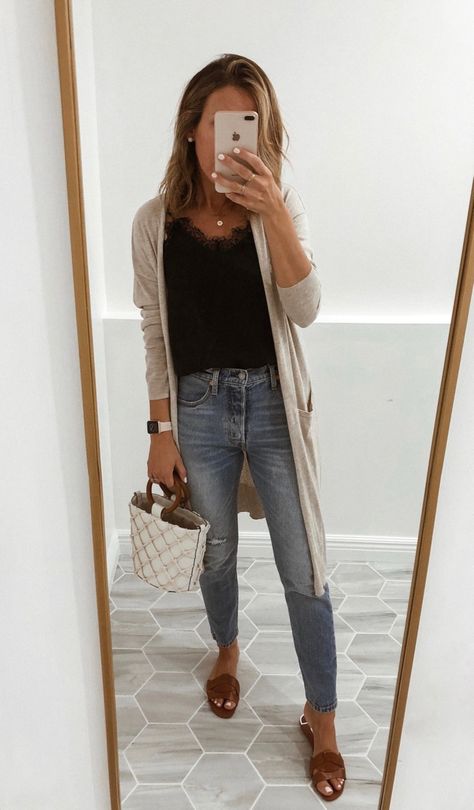 Sunday Brunch Outfit Spring, Sunday Brunch Outfit, Brunch Outfit Spring, Mode Tips, Look Jean, Winter Mode, Cardigan Outfits, Brunch Outfit, Casual Work Outfits