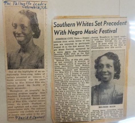 Johnson City native Mildred Ellis’s phenomenal story largely unknown | WJHL | Tri-Cities News & Weather Morning Music, Teachers College, African Royalty, Jim Crow, Johnson City, Tri Cities, East Tennessee, Classical Music, Thoughts Quotes