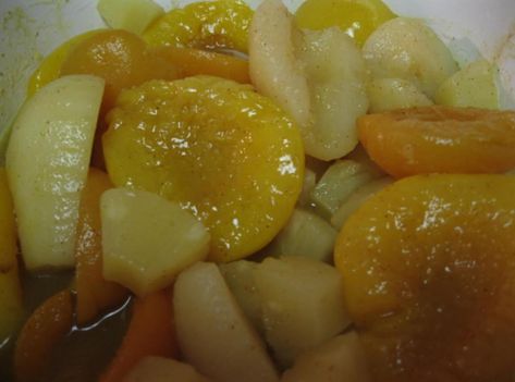 Curried Fruit - Joyce's Recipe Shared #spicy #colorful #distinctive #justapinchrecipes Curried Fruit, Brown Sugar Butter, Just A Pinch Recipes, Baked Fruit, All Fruits, Just A Pinch, In Season Produce, Root Vegetables, Meals For One