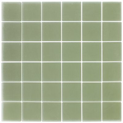 MosaicTileOutlet Square Frosted 2" x 2" Glass Mosaic Tile in Green Green Subway Tile Texture, Green Mosaic Tile, Wall Tile Texture, Green Mosaic, Elegant Tiles, Classic Tile, Light Sage Green, Ceramic Subway Tile, Ceramic Mosaic Tile