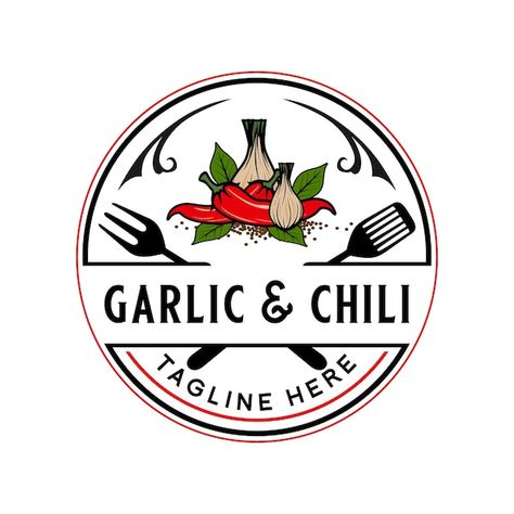 Chilli Garlic Oil Logo Design, Spicy Logo Design, Chili Garlic Oil Logo Design, Chili Garlic Logo, Chili Logo Design, Sauce Logo Design, Chili Logo, Oil Logo, Chilli Potato