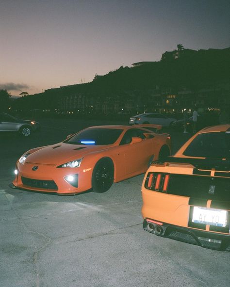 Orange Car Aesthetic, Toyota Supra Mk4, Lexus Lfa, Orange Car, Lux Cars, Drifting Cars, Car Goals, Street Racing Cars, Street Racing