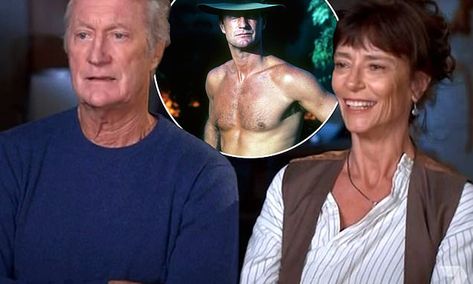 Rachel Ward's instant attraction to Bryan Brown when they met First Time Grandparents, Bryan Brown, Thorn Birds, Rachel Ward, The Thorn Birds, Making The First Move, Australian Actors, Happy Together, Her Smile