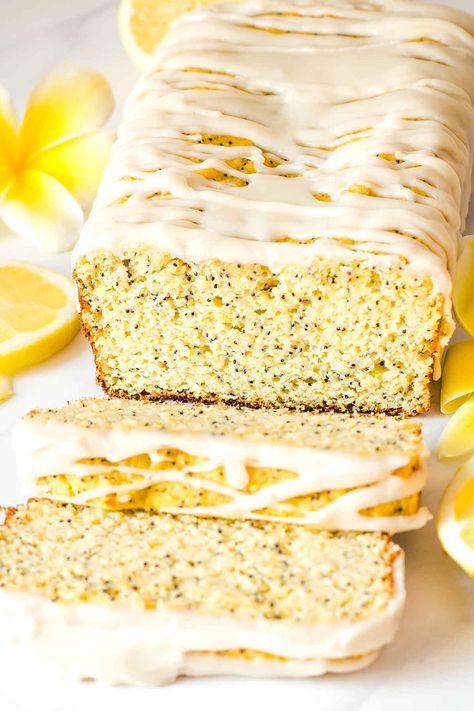 Gluten Free Lemon Loaf - Coconut Flour » LeelaLicious Coconut Flour Lemon Cake, Coconut Flour Breakfast Recipes, Coconut Flour Loaf, Gluten Free Lemon Loaf, Coconut Flour Cake, Gluten Free Christmas Baking, Coconut Flour Cakes, Doctored Cake Mix Recipes, Sweety Pie