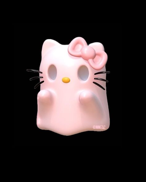 Hello Kitty Halloween Aesthetic, Hello Kitty Ghost, Pumpkin Wallpaper, Kitty Clothes, Hello Kitty Clothes, Hello Kitty Aesthetic, Hello Kitty Characters, Hello Kitty Halloween, Ghost Faces