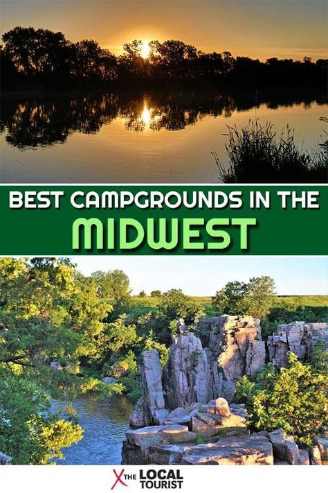 Need a new camping adventure? Check out the best places to camp in the Midwest. These Midwest campgrounds will have you on the road and eating 'smores in no time.#MidwestCamping #camping#campgrounds #USATravel#midwesttravel Midwest Rv Trips, Itasca State Park, Rv Trips, Tent Living, Rv Parks And Campgrounds, Rv Campgrounds, Best Campgrounds, Midwest Travel, Camping Places