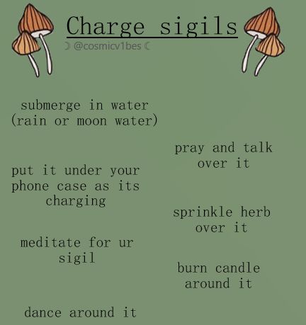 Sigil Charging, How To Charge A Sigil, Where To Put Sigils, How To Activate Sigils, Vision Boarding, Nature Witch, Green Witchcraft, Witchcraft Books, Wiccan Magic