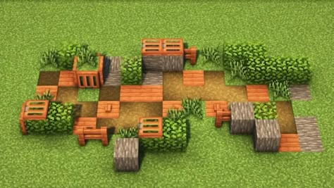 House Minecraft Savana, Acacia Minecraft Build, Savannah Biome, Minecraft Path Design, Minecraft Fishing Hut, Minecraft Path, Savannah Houses, Minecraft Wall, Minecraft Houses Blueprints