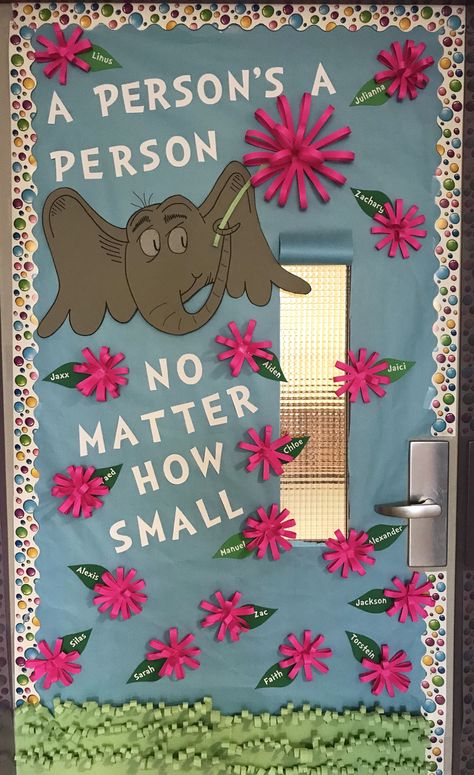 Horton Hears A Who Decorations, Horton Hears A Who Door Decoration, Dr Seuss Diy Decorations, Dr Suess Bulletin Board Idea, Read Across America Door Decorations, Dr Seuss Door Decorating Ideas Teachers, Dr Seuss Door Decorations, Horton Hears A Who Craft, Dr Seuss Bulletin Board Ideas