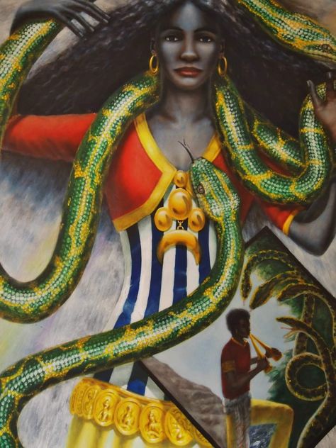 African Dieties, Voodoo Aesthetic, African Orishas, Gym Motivation Pictures, La Madama, Saint Martha, Mami Wata, Voodoo Priestess, Papa Legba