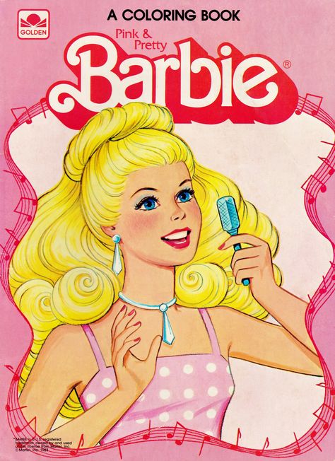 https://flic.kr/p/MZdYK2 | 1983 Pink & Pretty Barbie Coloring Book Photographie Indie, Desain Buklet, Barbie Coloring, Barbie Cartoon, Bedroom Wall Collage, Cartoon Posters, Pink Posters, Barbie Vintage, Picture Collage Wall