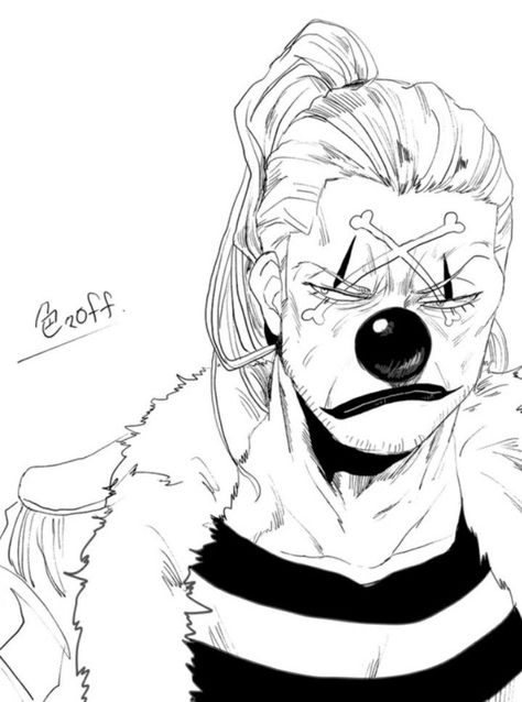 One Piece Buggy Fanart, Buggy Manga, Buggy The Clown Fanart, Buggy Fanart, Baggy Le Clown, Captain Buggy, One Piece Buggy, Buggy One Piece, Buggy Shanks