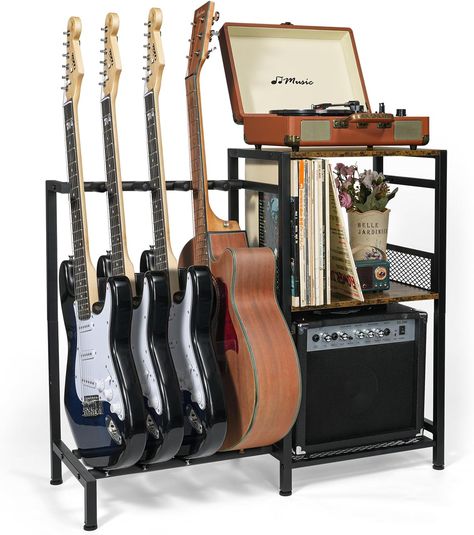 Multiple Guitar Stand, Vinyl Record Cabinet, Record Storage Cabinet, Guitar Rack, Guitar Stands, Vinyl Record Storage, Guitar Stand, Record Storage, Guitar Case