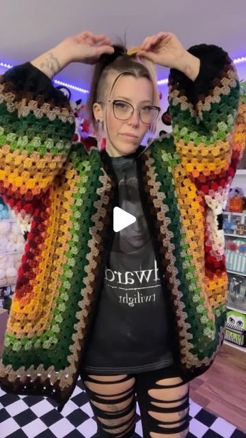 Rainbow Hexagon Crochet Cardigan, Rainbow Cardigan Crochet, Crochet Granny Hexagon Cardigan, Goblincore Crochet, Hexagon Crochet Cardigan, Granny Hexagon Cardigan, Hexagon Cardigan Crochet, Granny Hexagon, Hexagon Cardigan