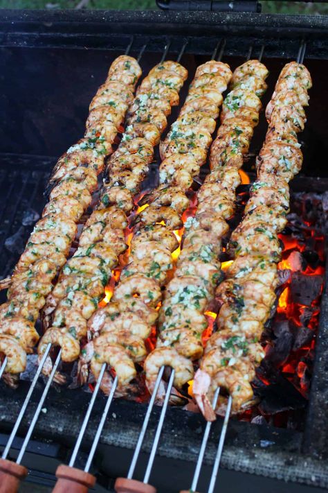 Bbq Seafood Recipes, Man Fire Food, Tequila Lime Shrimp, Summer Suppers, Shrimp Skewer Recipes, Smoker Grill Recipes, Over The Fire Cooking, Grilling Recipes Sides, Bbq Seafood