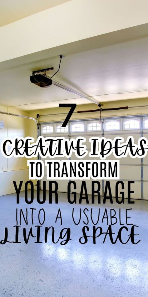 Transform your garage into a living space with these 7 inspiring garage conversion design ideas! Discover new garage transformation living spaces ideas that will help you make the most of your space. Whether you're considering converting your garage to a living space for an extra bedroom, home office, gym, or more, this pin has you covered. Don't miss out on these incredible ideas to unlock the hidden potential of your garage! #GarageConversion #LivingSpaceIdeas #GarageMakeover #HomeImprovement Garage To Room Conversion Ideas, Garage Room Ideas Bedrooms, Convert Garage To Room, Garage Turned Into Living Space, Garage Room Conversion, Convert Garage To Bedroom, Garage Bedroom Conversion, Modern Home Office Ideas, Sustainable Living Room