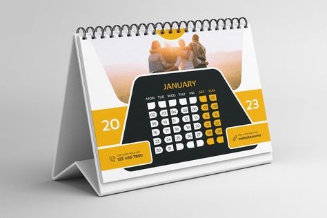 Desk Calendar 2023 by Pixelpick on @creativemarket Desk Calendar 2023, Calendar Design Layout, Calendar 2023, Desk Calendar, Calendar Design, Desk Calendars, Layout Design, Layout, Desk