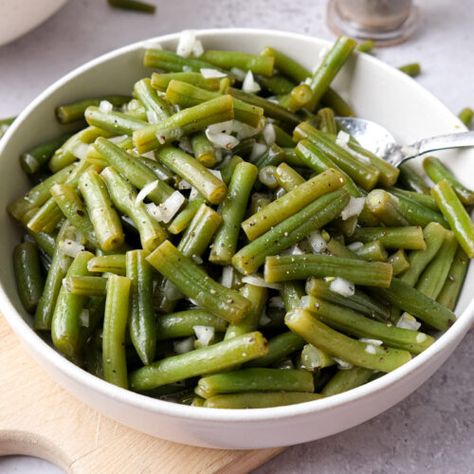 German Salad, Oil And Vinegar Dressing, German Salads, German Cucumber Salad, Green Bean Salad Recipes, Delicious Green Beans, Easy Green Beans, Green Bean Salad, Octoberfest Food