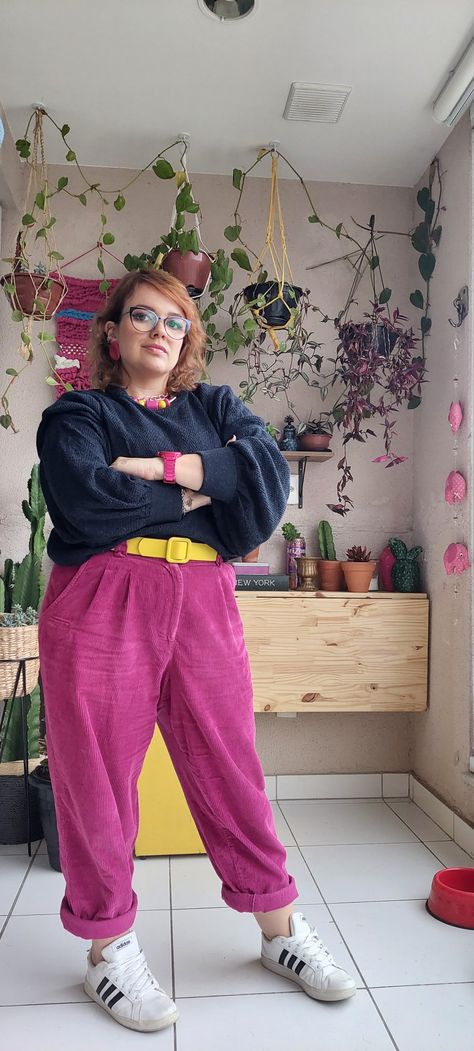 Artsy Plus Size Outfits, Colorful Queer Fashion, Plus Size Maximalist Fashion, Quirky Fashion Plus Size, Plus Size Colorful Outfits, Plus Size Masc Fashion, Enby Vibes, Plus Size Nonbinary Fashion, Plus Size Punk Fashion