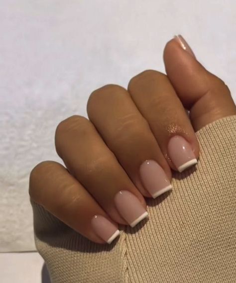 Nails 2023 French Tip, Nails 2023 Winter, 2023 Winter Nails, Nails Shorties, Nails 2023 Fall, Winter Nails 2023, Short Classy Nails, Shorties Nails, Fall Nails 2023