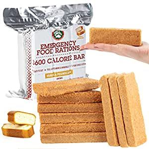 Amazon.com: Grizzly Gear Emergency Food Rations- 3600 Calorie Bar (Vanilla Poundcake) - 3 Day, 72 Hour Ready to Eat Supply for Disaster, Hurricane, Flood Preparedness - Non Thirst Provoking - 5 Year Shelf Life : Tools & Home Improvement Old Fashioned Ketchup Recipe, Flood Preparedness, Emergency Rations, Survival List, Food Rations, Blueberry Bars, Prepper Food, Shelter In Place, Emergency Food Supply