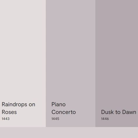 Benjamin Moore lavender paint colors that are similar to New Age 1444. Benjamin Moore Amethyst Sky, Purple Grey Paint Color Benjamin Moore, Grey Pink Paint Color, Light Purple Grey Paint, White Lavender Paint Color, Gray Lilac Paint, White Paint With Purple Undertones, Lavendar Bedrooms Farmhouse, Benjamin Moore Lavender Paint