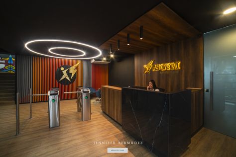 Reception area design for Gym (Asgym) Gym Entrance Design, Gym Reception Area, Gym Reception Design, Gym Reception Desk, Gym Reception, Reception Area Design, Gym Design Interior, Reception Desk Design, Gym Setup