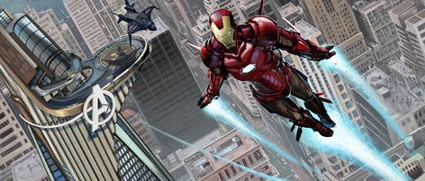 Iron Man by BenWootten.deviantart.com on @deviantART Spiderman Vs Superman, Iron Man All Armors, Superior Iron Man, Avengers Shield, Background Zoom, Avengers Cartoon, Background Landscape, Dc Comics Heroes, Marvel Characters Art