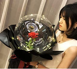 Amazon.com: ChYoung balloon Rose Balloon Bouquet, Bobo Wedding, Bouquet Balloons, Rose Balloon, Ball Bouquet, String Balloons, Beautiful Roses Bouquet, Rose Valentine, Galaxy Rose