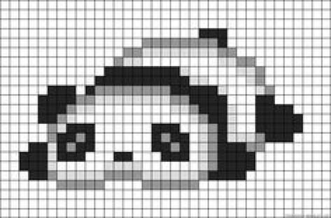 Kawaii Pixel Art, Image Pixel Art, Beads Perler, Panda Animal, Modele Pixel Art, Beads Art, Beads Patterns, Art Perle, Pixel Art Templates