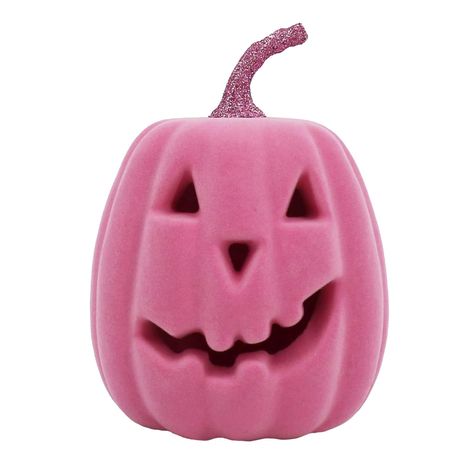 6.8" Pink Flocked Light Up Jack-O-Lantern by Ashland® Sparkly Halloween, Halloween Mantle, Rose Gold Christmas, Party Projects, Decorations For Home, Pink Sparkly, Pink Halloween, Michael Store, Halloween Inspiration