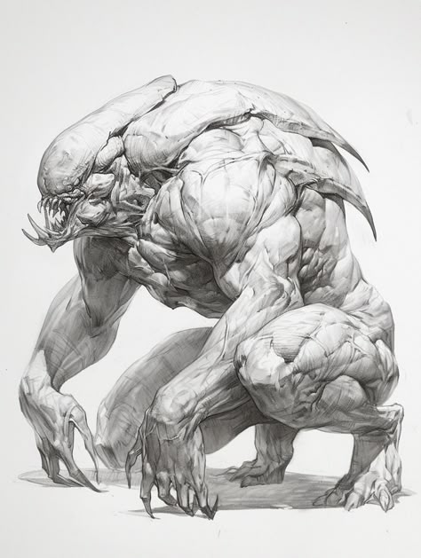 Arte Alien, Human Anatomy Drawing, Creature Artwork, Ange Demon, Alien Concept Art, Monster Concept Art, Sketch Inspiration, Mythical Creatures Art, Monster Design