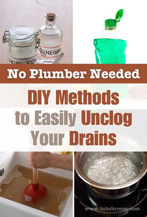 Clearing Clogs: Effortless Methods to Unclog Drains	No Plumber Needed: DIY Methods to Easily Unclog Your Drains Shower Drain Plumbing Diagram, Diy Drain Unclogger, Shower Drain Plumbing, Hair Clogged Drain, How To Unclog Toilet, Plumbing Hacks, Homemade Drain Cleaner, Drain Unclogger, Clogged Drain Bathtub