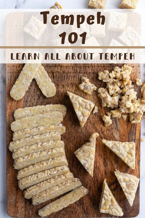 Curious what tempeh is and how to cook it?This comprehensive guide goes over ALL about how to cook delicious tempeh! What Is Tempeh, Tempeh Recipes Vegan, How To Cook Tempeh, Vegan Meat Substitutes, Pescetarian Recipes, Tempeh Recipes, Holistic Recipes, Vegetarian Meal Prep, Clean Eating Challenge