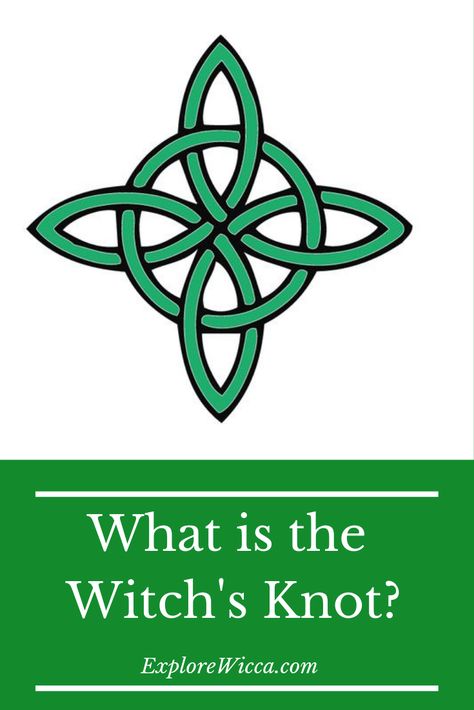 Discover the meaning of the witch's knot and why it's so important to #wiccan spells! #wicca #witchcraft #pagan #magick #celtic Witch's Knot, Witch Symbols, Wiccan Tattoos, Wiccan Crafts, Pagan Symbols, Knot Tattoo, Wiccan Symbols, Wiccan Magic, Witch Tattoo